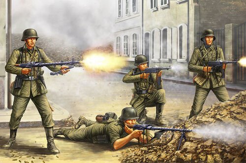 Hobby Boss - German Infantry The Barrage Wall 1:35