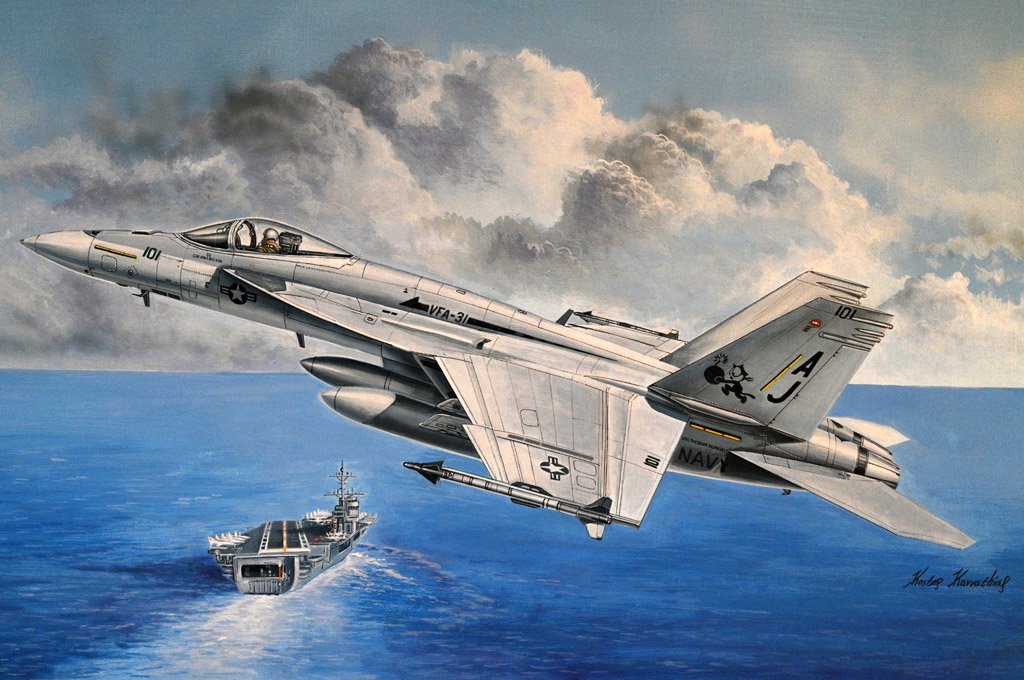 Hobby Boss - F/A-18E Super Hornet 1:48