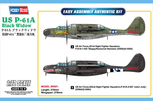 Hobby Boss - Us P-61A Black Widow 1:72