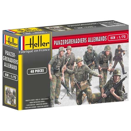 Heller - German WW2 grenadiers 1:72