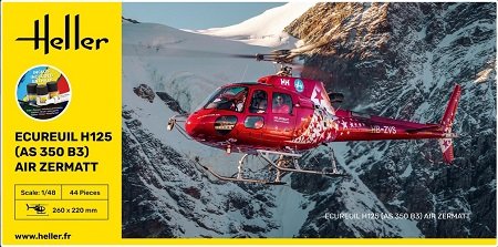 Heller - AS350 Ecureuil(helo) starter set 1:72