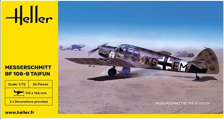 Heller - MESSERSCHMITT Bf-108B 1:72