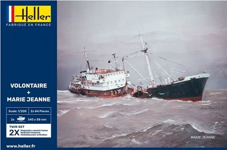 Heller - Volontaire&Marie Jeanne cargoships 1:200