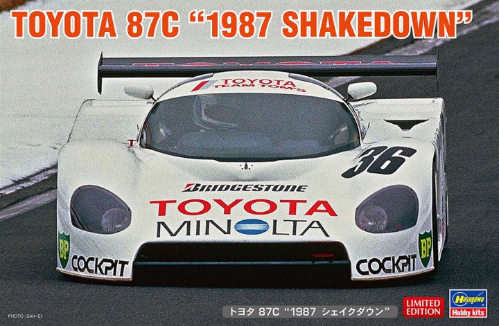 Hasegawa - Toyota 87c 1987 Shakedown 1:24