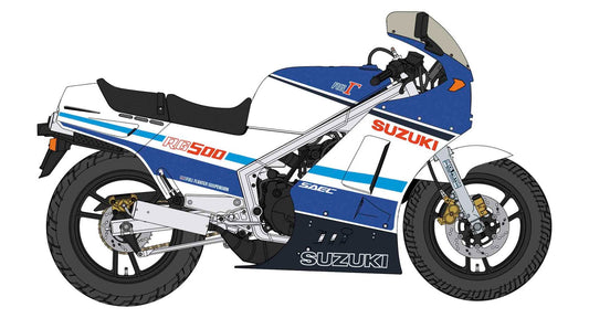 Hasegawa - Suzuki RG500 Early Blue & White 1:12