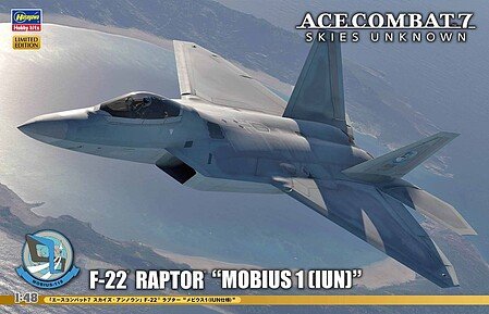 Hasegawa - F-22 Raptor Mobius 1 IUN 1:48