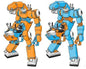 Hasegawa - Mechatro Chubu #01 Orange & Sky Blue1:35