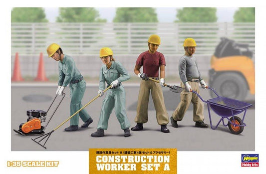 Hasegawa - Construction Worker Paver 1:35