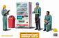 Hasegawa - Construction Workers Set B: at rest 1:35