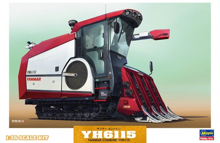 Hasegawa - Yanmar Combine YH6115 Harvst Mach 1:35