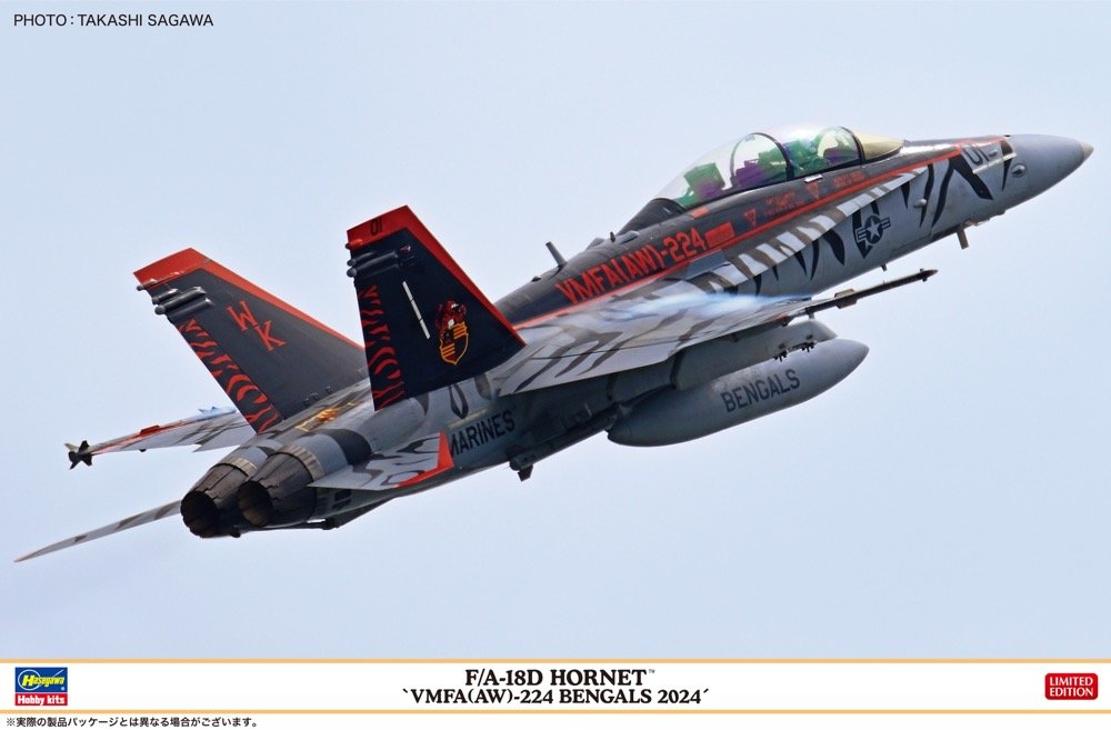 Hasegawa - F/A-18D Hornet VMFA-224 Bengals 1:48