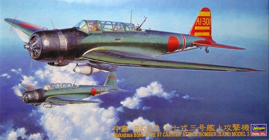 Hasegawa - B5N2 Type 97 Kate Attack Bomber 1:48