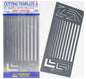 Hasegawa - Straight Parallel Widths Scribing Templa