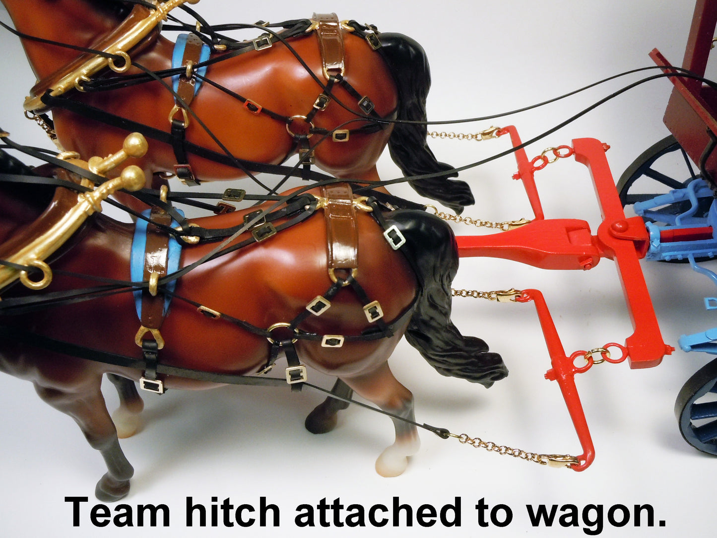 Two Horse Hitch and Harnesses (Horses available but not included)
