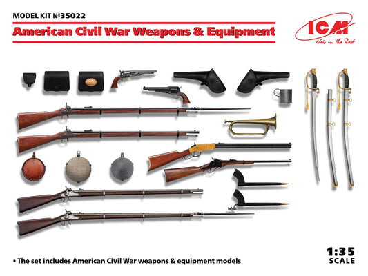 ICM - American Civil War Weapons + Equip 1:35