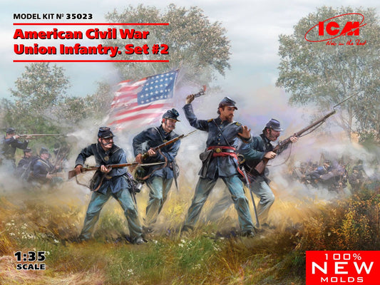 ICM - American Civil War Union Infantry#2 1:35