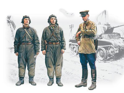 ICM - SOVIET TANK CREW 1:35