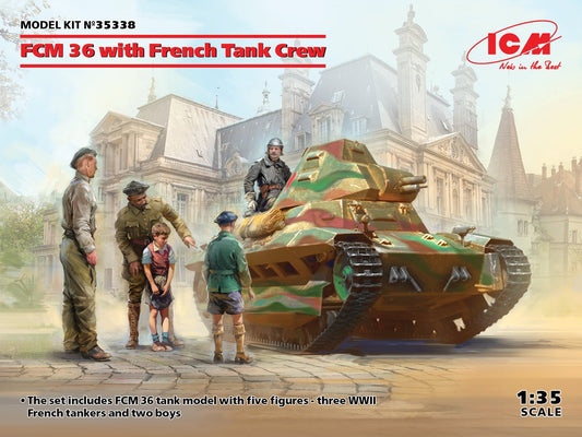 ICM - FCM 36 French Light Tank W/French Crew