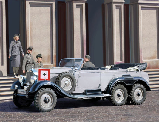 ICM - '39 G4 GERMAN CAR W/pass 1:35