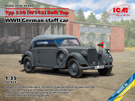 ICM - Type 320 W142 Soft Top Staff Car 1:35