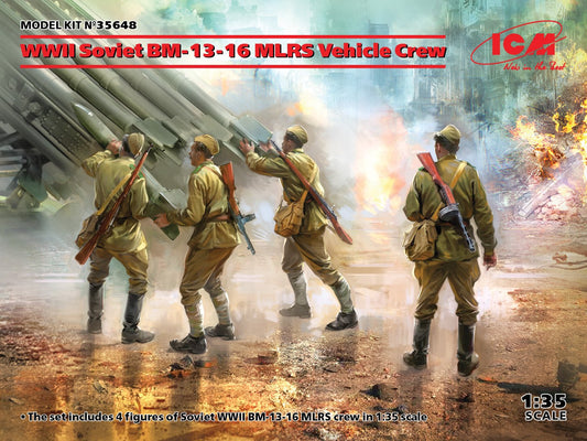 ICM - WWII Soviet BM13-16 MLRS Crew 1:35