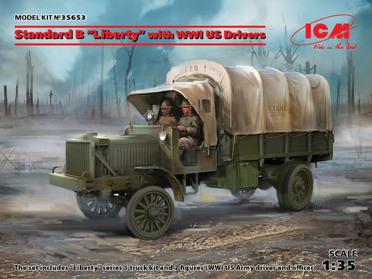 ICM - Standard B Liberty w/WWI US Drivers 1:35