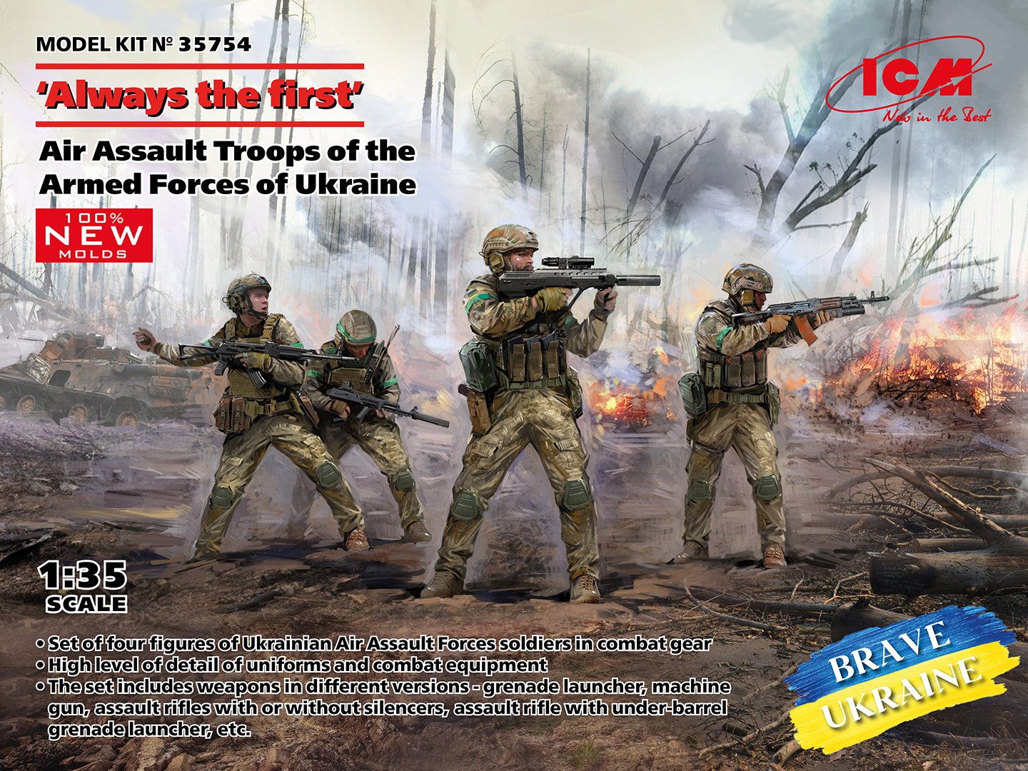 ICM - Always the First Ukraine Fig Set 1:35