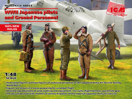 ICM - WW2 Japanese Pilots&Ground Crew 1:48