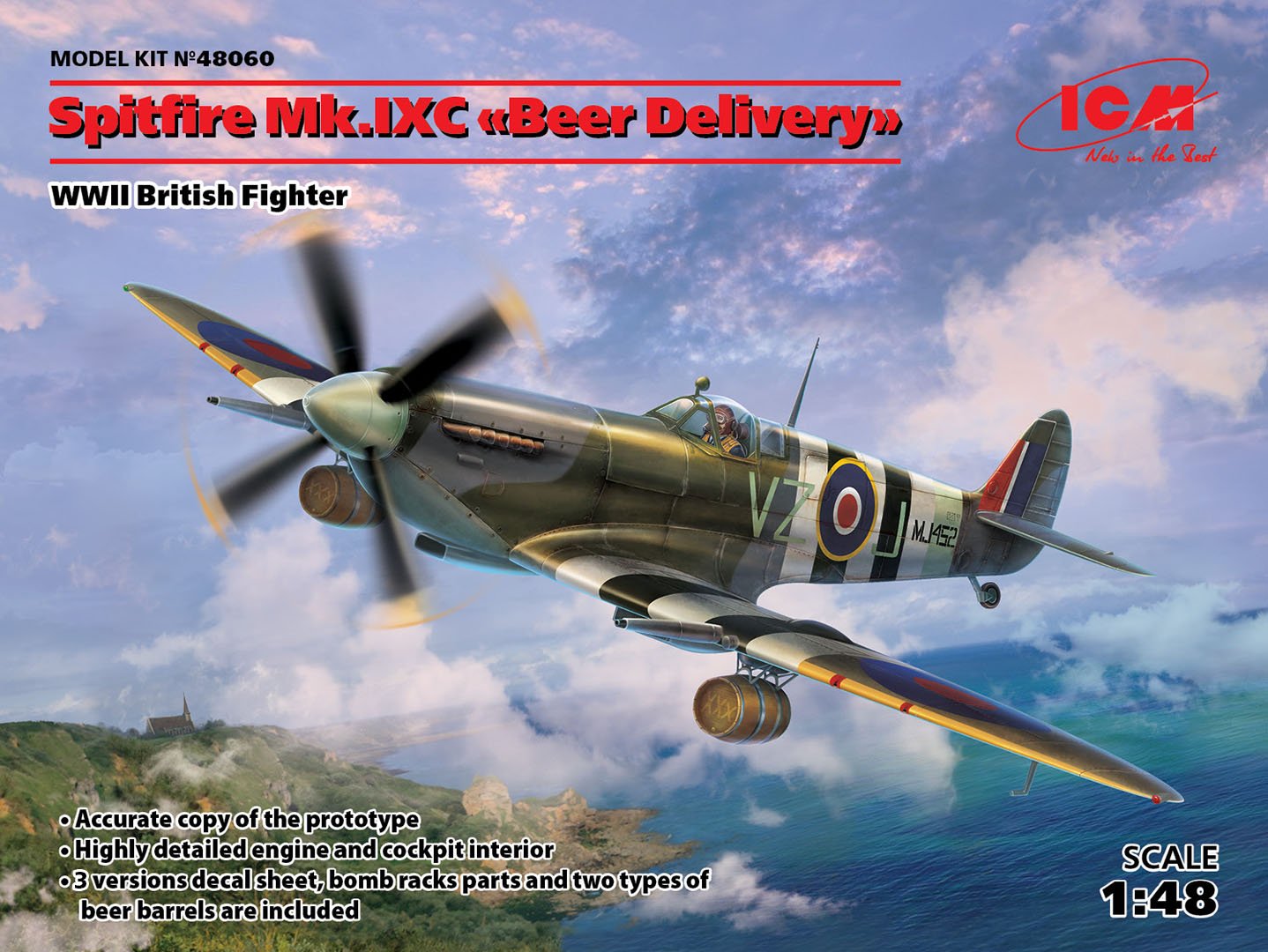 ICM - Spitfire Mark9, Beer Delivery 1:48
