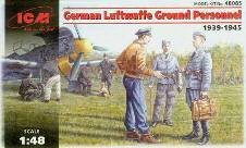 ICM - LUFTWAFFE GROUND PERSONNEL 1:48