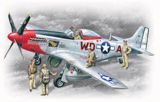 ICM - P-51D MUSTANG W/Crew 1:48