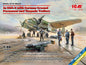 ICM - Ju-88A-4 w/Ground Person + Trlr 1:48