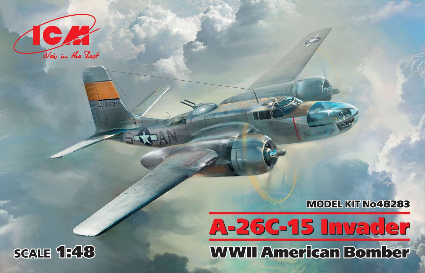 ICM - WWII USAF A-26C 15 Invader Bomber 1:48