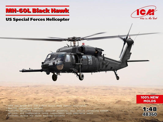 ICM - MH60L Black Hawk US Special Forces 1:48