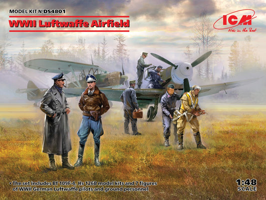 ICM - WWII Luftwaffe Airfield Diorama 1:48