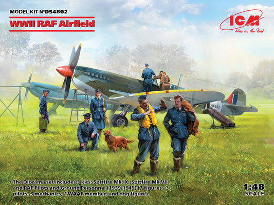 ICM - WWII RAF Airfield Spitfire Mk.VII 1:48