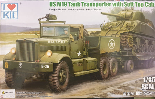 I Love Kit - M19 Tank Transporter W/Soft Top Cab 1:35