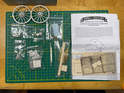 Guns of History Civil War COFFEE WAGON 1:16 SCALE MODEL KIT