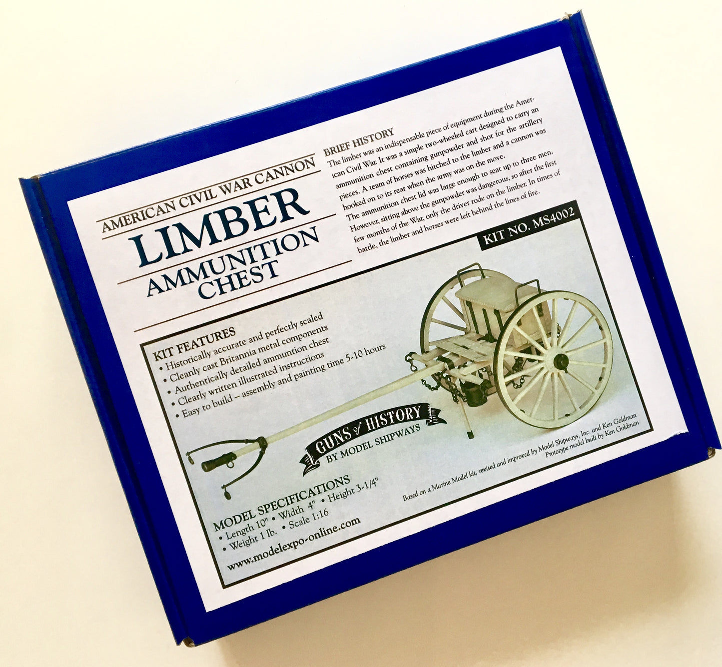 Guns of History Civil War LIMBER1:16 SCALE