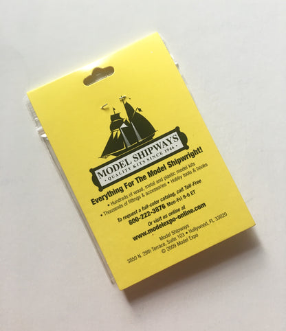 Model Expo - 15/32" (12mm) Walnut Belaying Pin 150 pcs