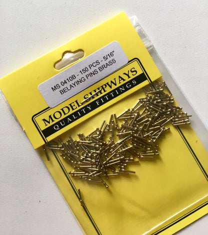 Model Expo - 5/16" (8mm) Brass Belaying Pin 150 pcs
