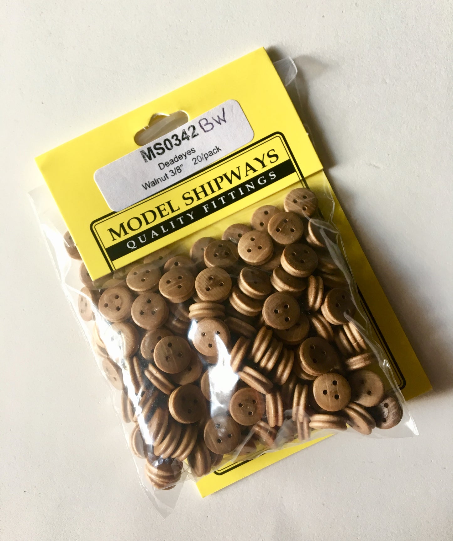 Model Expo - 3/8" (9mm) Walnut Deadeye 150 pcs