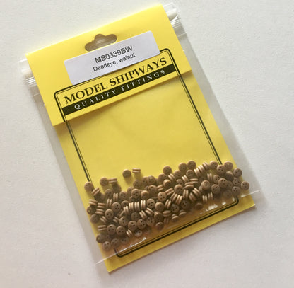 Model Expo - 9/64" (3.5mm) Walnut Deadeye 150 pcs