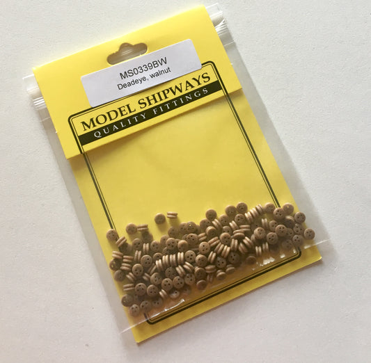 Model Expo - 9/64" (3.5mm) Walnut Deadeye 150 pcs