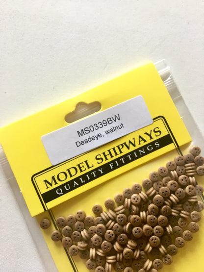 Model Expo - 9/64" (3.5mm) Walnut Deadeye 150 pcs