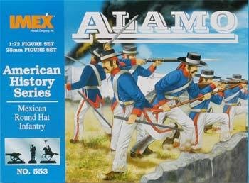 Imex - ROUND HAT INFANTRY ALAMO 1:72