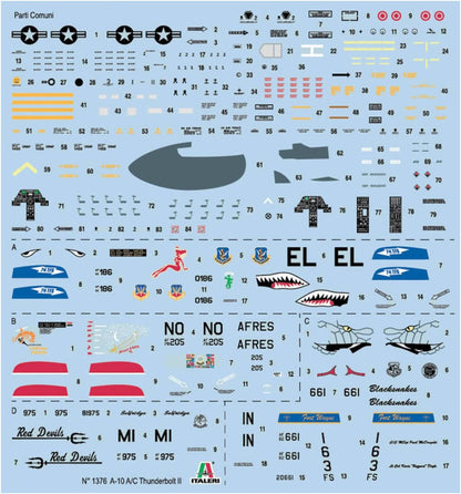 Italeri - 1376 1: 72 A-10 Gulf War