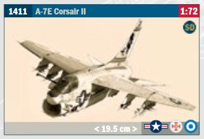 Italeri - A7E CorsairII Attack Arcrft:72