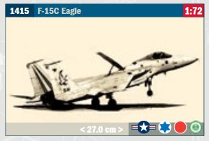 Italeri - F15C Eagle Aircraft 1:72