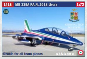 Italeri - MB339A PAN2018 LiveryArcrft:72